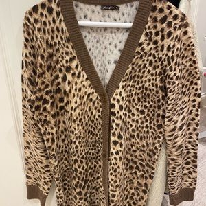 J McLaughlin cashmere cardigan. Size medium.